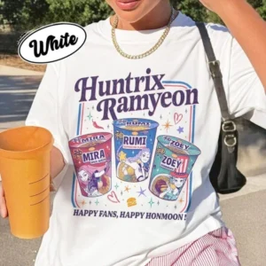 T-shirt Kpop Demon Hunters Huntrix Ramen
