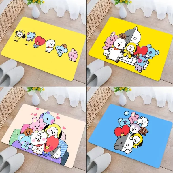 Tapis de sol BT21 Kawaii