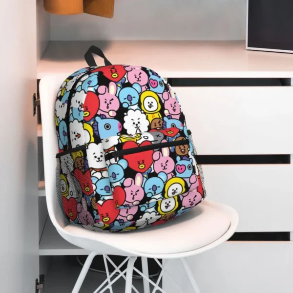 Sac à dos BT21 – Étudiant & Voyage | K-pop BTS Line Friends